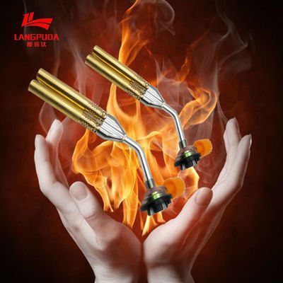 Stainless Steel Hand Held Butane Gas Brazing Torch 108mm