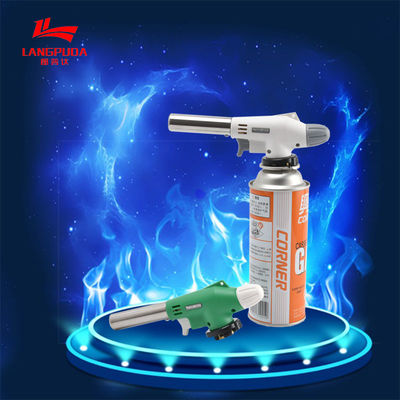 1300 Degree Butane Flame Gun For Soldering Welding 150g/h Gas Consumption Industrial Grade