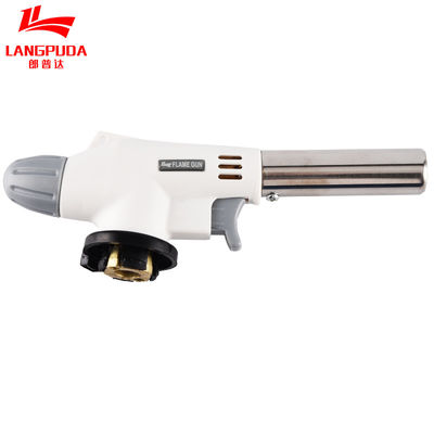 Windproof Metal Camping Blow Torch , High Temperature Gas Torch