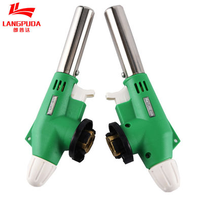 Green 18cm Butane Camping Torch