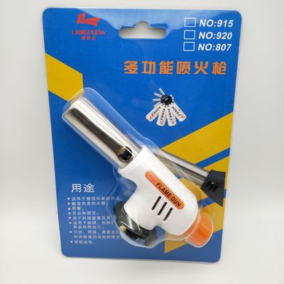 Outdoor Camping BBQ Flame Gun , 20mm Portable Butane Gas Torch