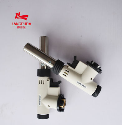 OEM ODM 18.5cm Gas Heating Torch , Kitchen Blow Torch Lighter