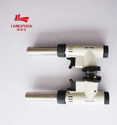 Automatic Kitchen BBQ Flame Gun , Refillable BBQ Blow Torch