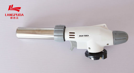 Windproof 19.5cm Butane Chef Cooking Torch Flame Adjustable