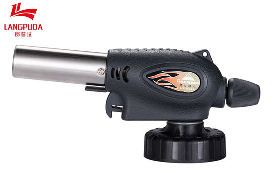 Preheating 16.5cm Butane Flame Gun , Butane Torch To Light Charcoal