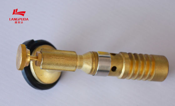 Brass Plastic 11.5cm Electric Flame Gun , BBQ Culinary Butane Torch