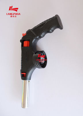 Stainless Steel Plastic BBQ Flame Gun , Camping Lighter Torch