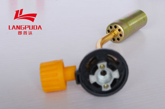 19.8cm Cassette Gas Torch Burner , Butane Gas Welding Torch Adjustable Flame