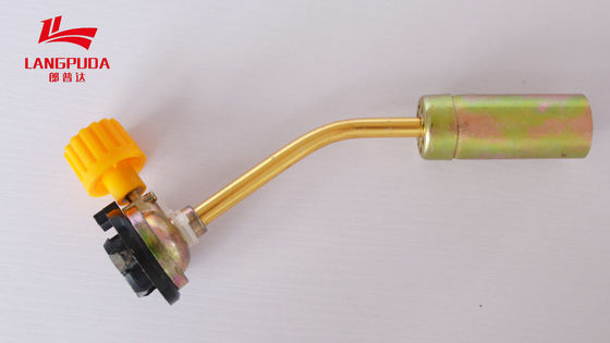 19.8cm Cassette Gas Torch Burner , Butane Gas Welding Torch Adjustable Flame