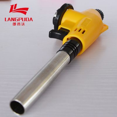 Auto Ignition Gas Heating Torch , Brass Butane Gas Flame Gun