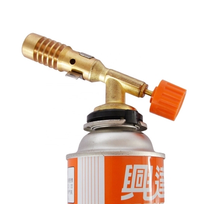 Brass Plastic Portable 1300C Gas Heating Torch Flamethrower