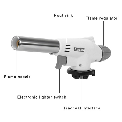 Self Igniting Butane Gas Heating Torch with Adjustable Flame