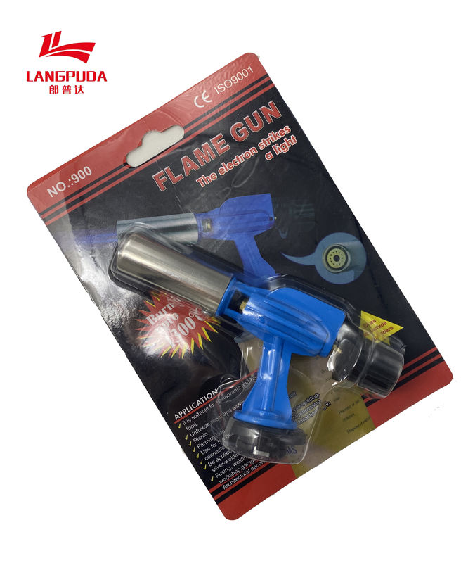 150g/h Liquefied Gas Torch Gun , Oxygen Free Small High Temp Butane Torch