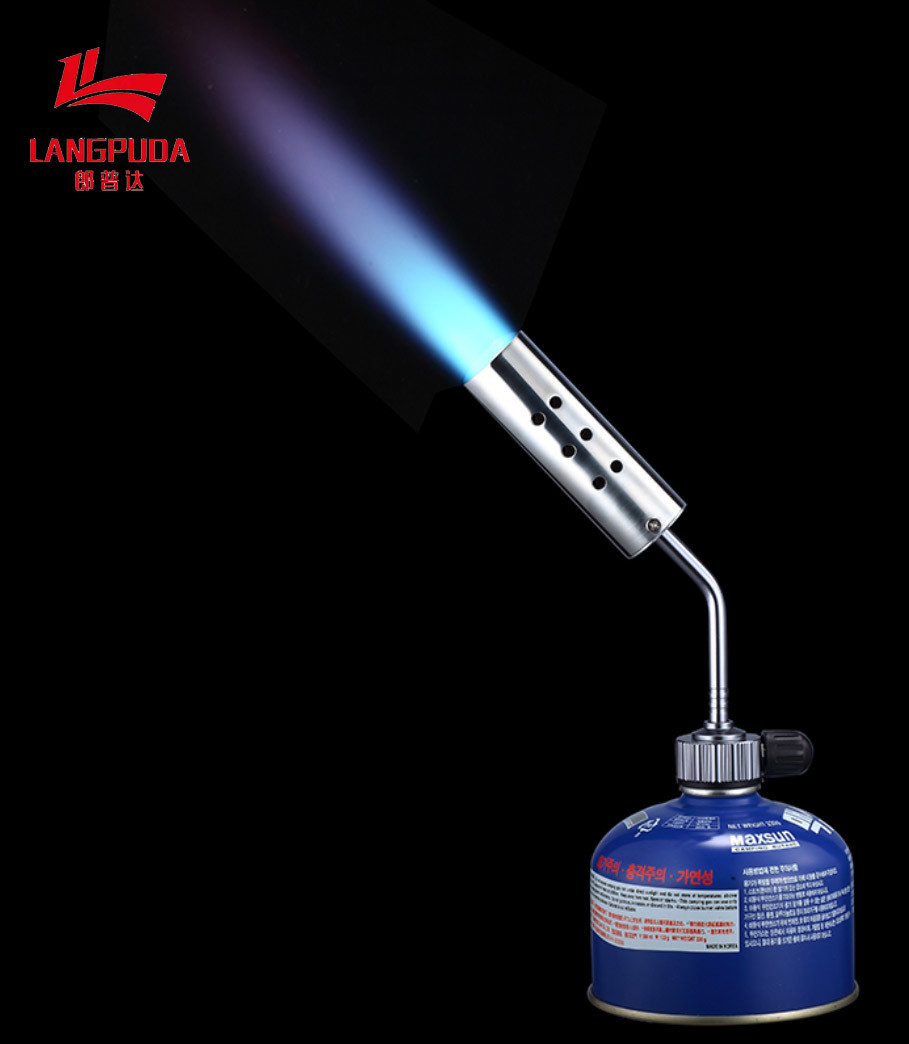 Copper Pipe 21cm Kitchen Torch Gun , Hand Held Blow Torch Cooking